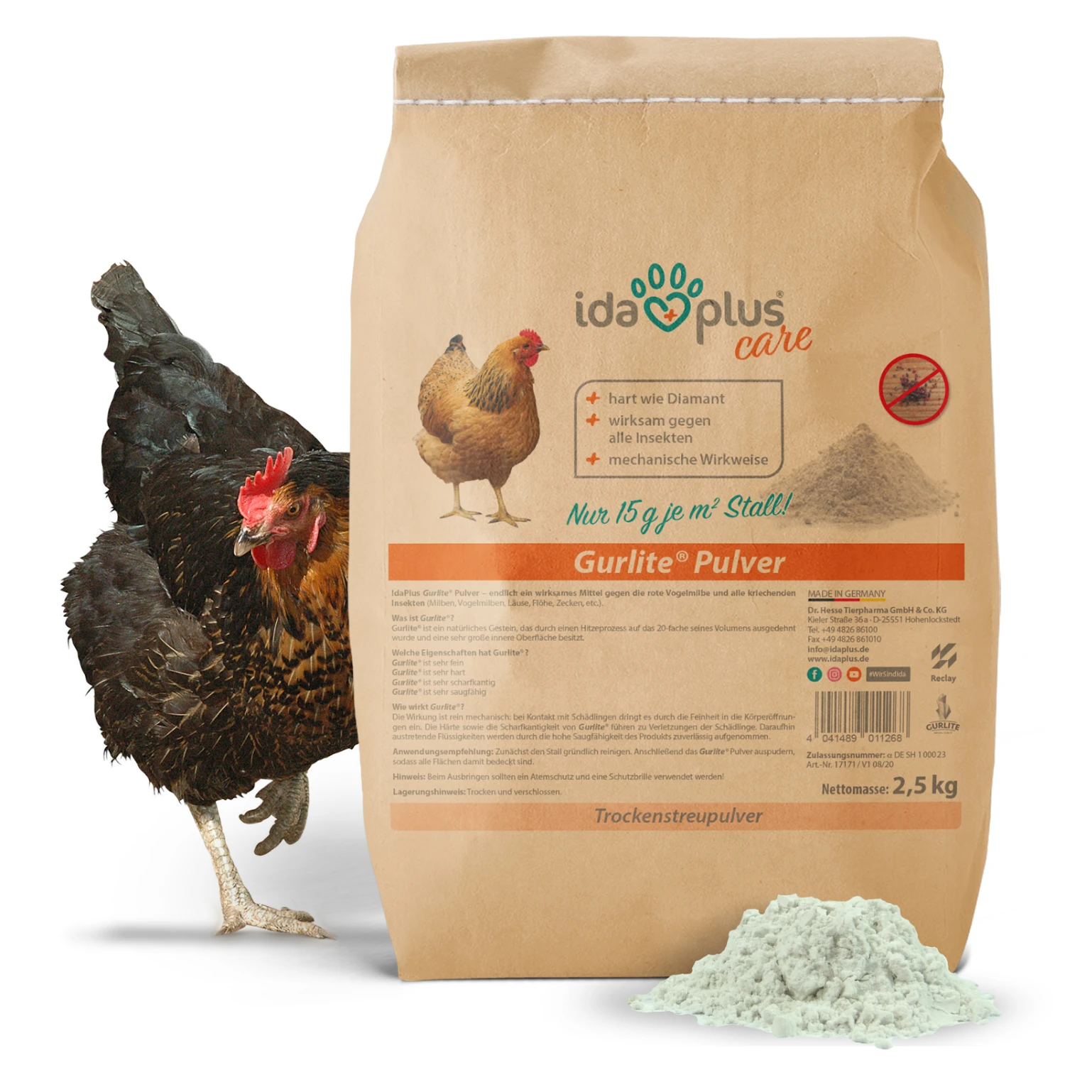 Ida Plus Gurlite Pulver 2,5kg 3 Ida Plus Gurlite Pulver 2,5kg