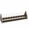 Futterrinne Beschichtet Mit Kippgitter 100cm -Haustierprodukte futterrinne polmark2