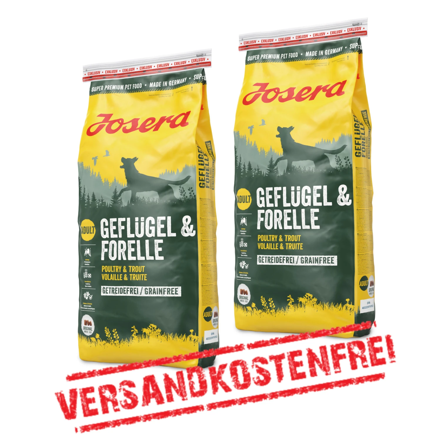 Josera Geflügel&Forelle 2er-Pack 30kg 3 Josera Geflügel&Forelle 2er-Pack 30kg